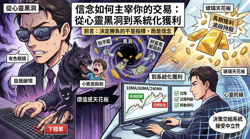 為什麼技術好也會賠錢？揭密交易心理中的「信念」與獲利天花板