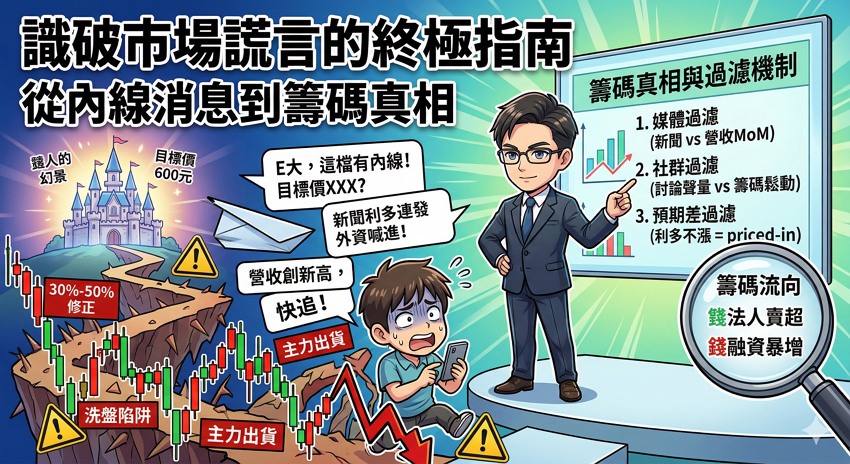 識破市場謊言的終極指南：從內線消息到籌碼真相