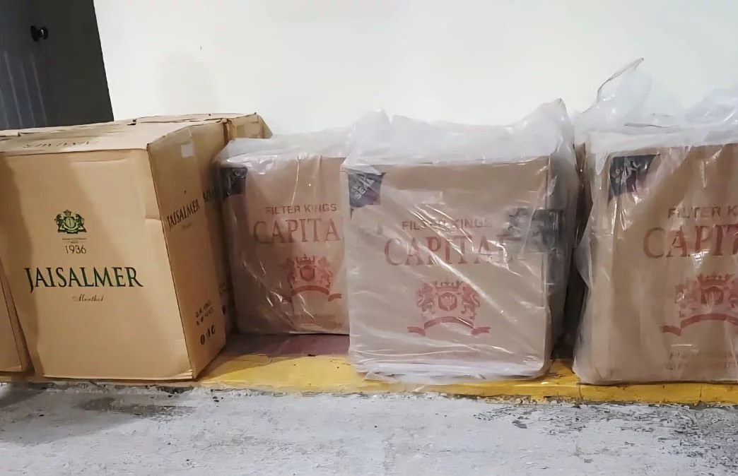 Incautan 160 mil unidades de cigarrillos de contrabando