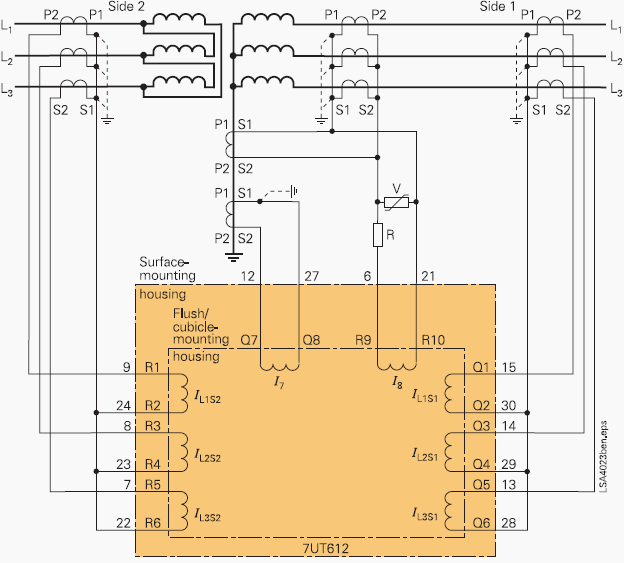 Power Transformer Protection Circuit Diagram Circuit Diagram