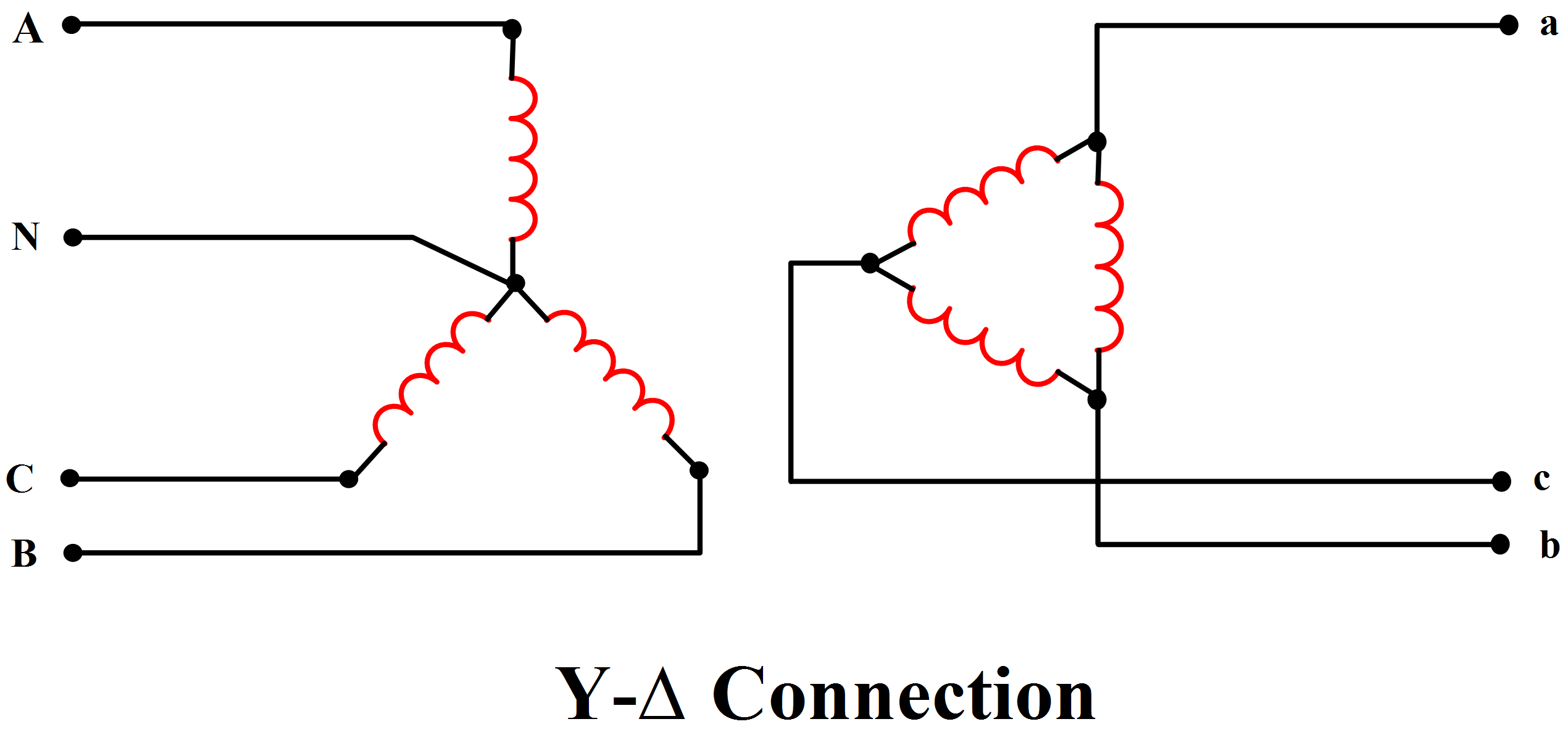 Three Phase Transformer Schematic Diagram