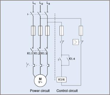 Three Phase Dol Starter Circuit Diagram