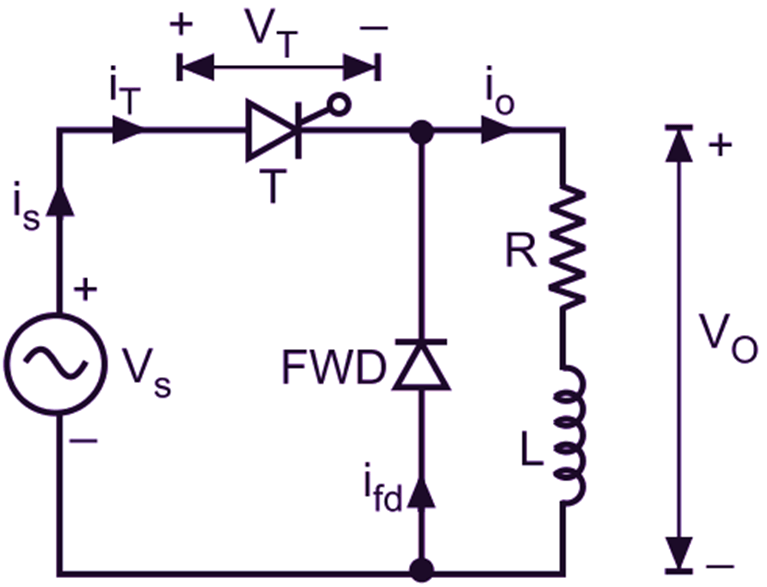 Circuit Diagram For A Single Phase Full Wave Controlled Rectifier With ...