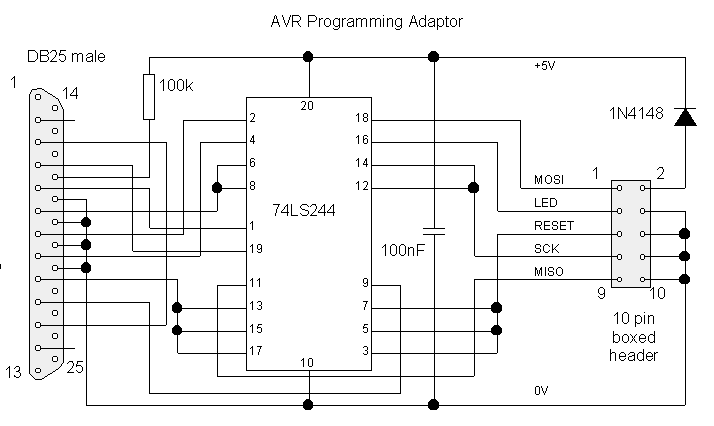 Pic In Circuit Programming Schematic - Circuit Diagram