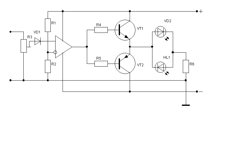 Стрелочный индикатор уровня звука своими руками схема