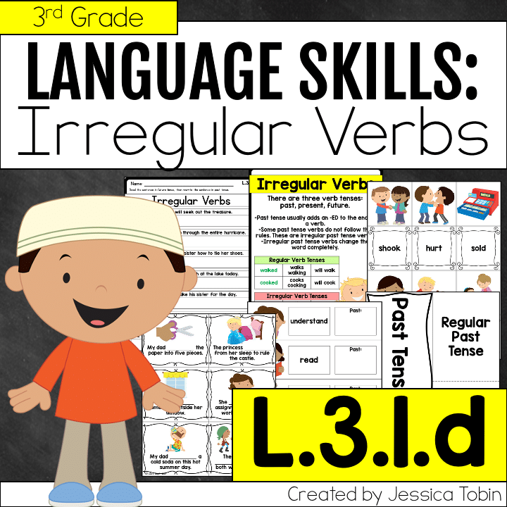 This helpful worksheet is great practice for both at home and in the classroom! L 3 1 D Irregular Verbs Elementary Nest