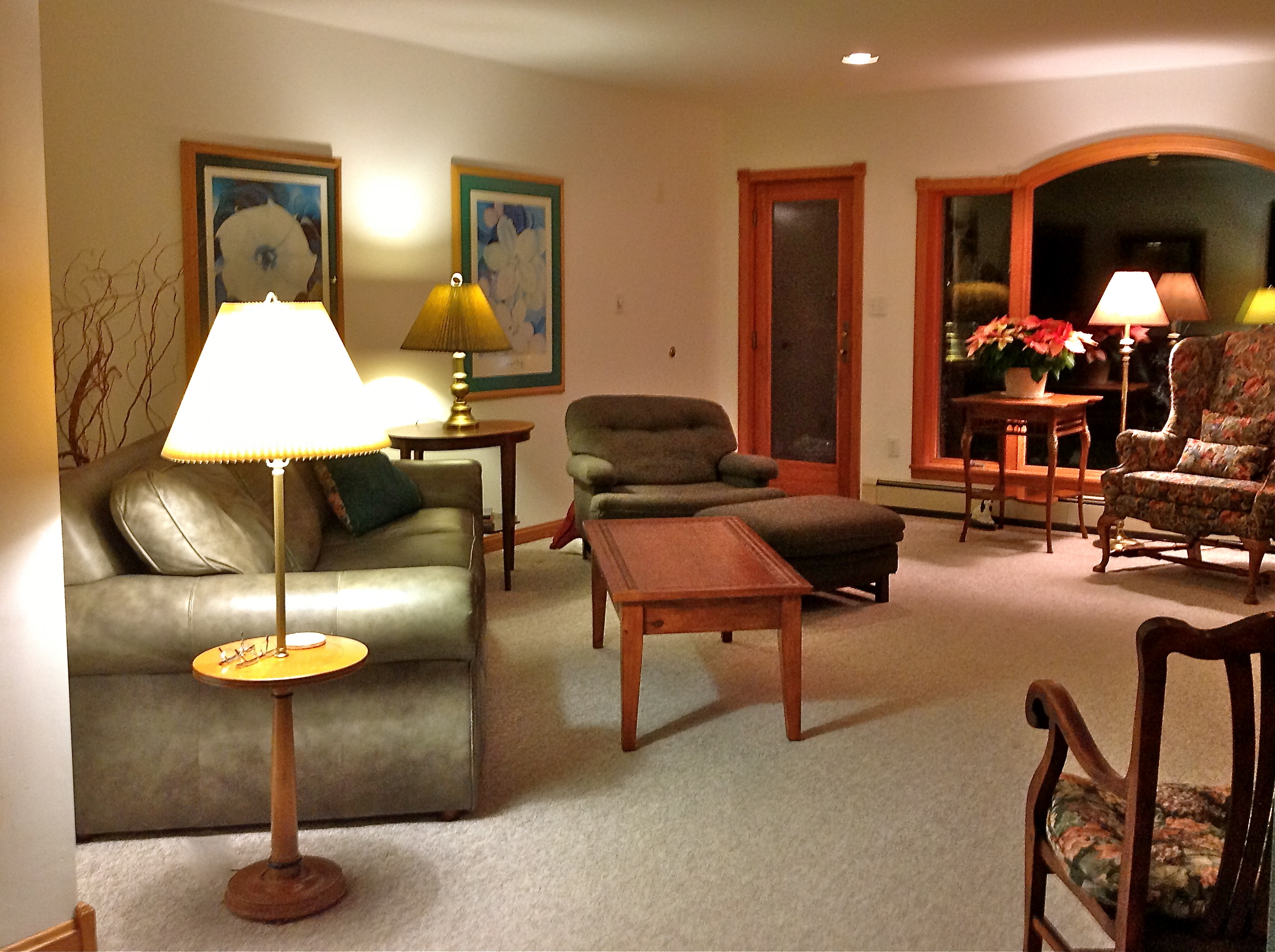 After rearranging.