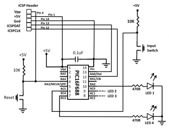 8 Bit Counter Circuit Diagram - Wiring Digital and Schematic