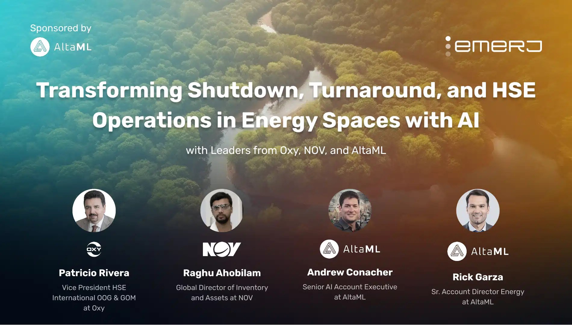 Transforming Shutdown, Turnaround, and HSE Operations in Energy Spaces with AI – with Leaders from Oxy, NOV, and AltaML