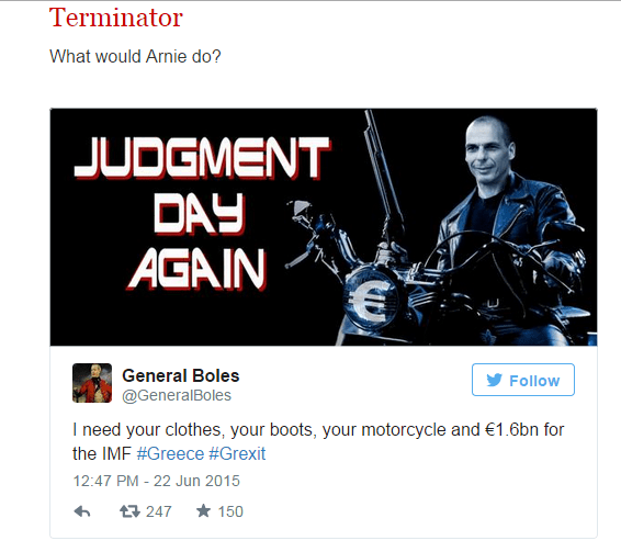 Everything can seem fine until all of sudden you owe much more th. Funny memes about Greek debt crisis | protothemanews.com