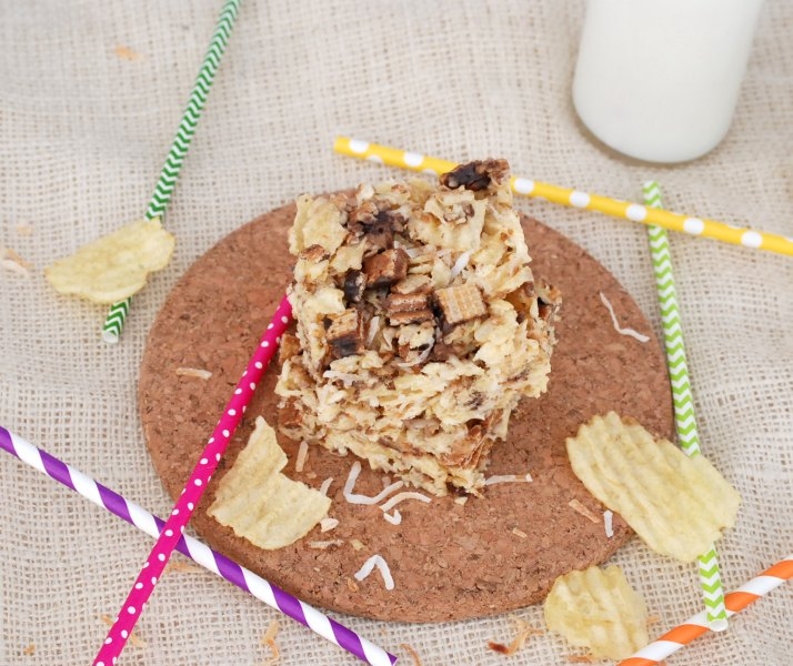 Caramel Coconut Potato Chip Marshmallow Treats Endlessly Inspired