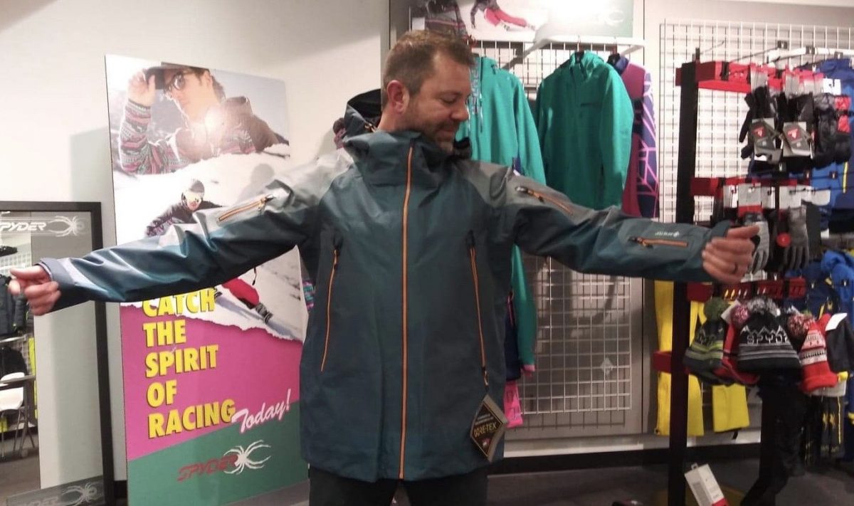 spyder men's eiger down jacket