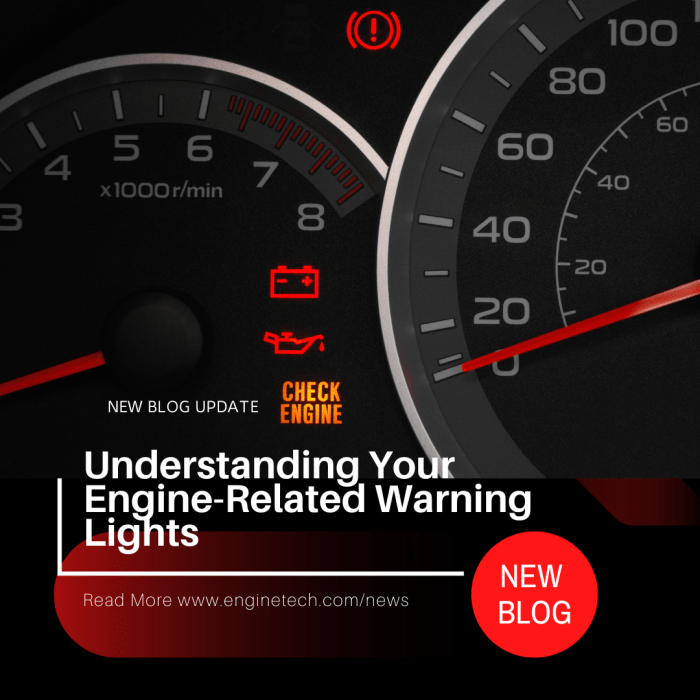 What does it mean if the engine light is blinking