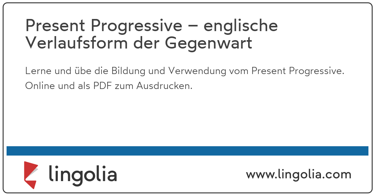 Verwendung des present perfect · das ergebnis wird betont. 33 Best Pictures Wann Benutzt Man Present Progressive