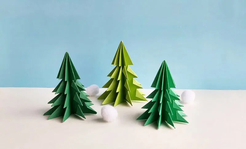 It uplifts the spirits of people during the winter and carries the refreshing scents of pine cones and spruce. How To Make 3d Paper Christmas Trees Video Tips