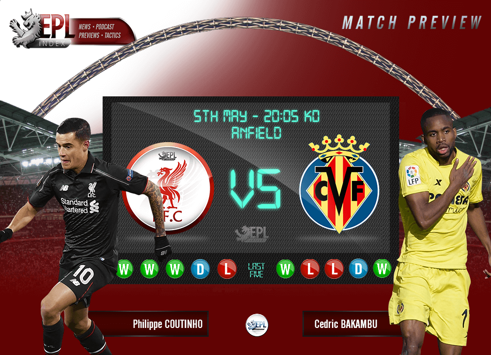 Liverpool Vs Villarreal Preview Team News Key Men Stats Epl
