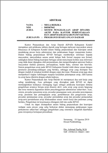 Arsip aktif adalah arsip dinamis dan menjadi kewajibansetiap opd dalam pengelolaannya, mulai dari tahapan :a. Sistem Pengelolaan Arsip Dinamis Aktif Pada Kantor Perpustakaan Dan Arsip Daerah Kabupaten Kendal Diponegoro University Institutional Repository Undip Ir
