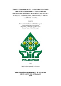 Gigih atau kerja keras serta optimis termasuk diantara akhlak mulia yakni Ajaran Tasawuf Rifaiyah Tentang Akhlak Terpuji Akhlak Tercela Dan Relevansinya Dengan Pemahaman Makna Hidup Masyarakat Studi Kasus Masyarakat Desa Donorejo Kecamatan Limpung Kabupaten Batang Walisongo Repository