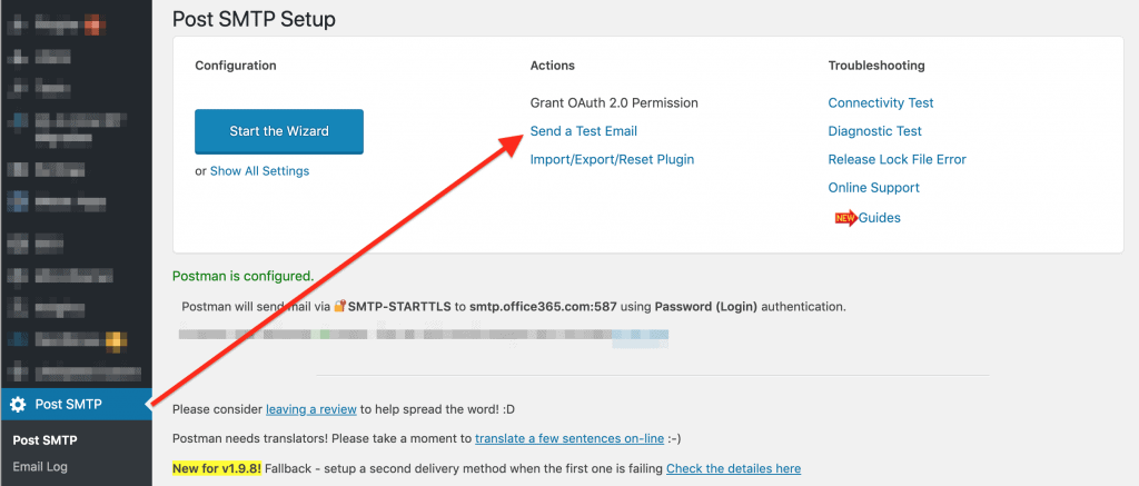In order to fix wordpress not sending emails, you need to authorize your smtp plugin to send emails using your gmail account. How To Send Email Using Smtp And Office 365 In Wordpress Green Hosting Web Design Development In East London