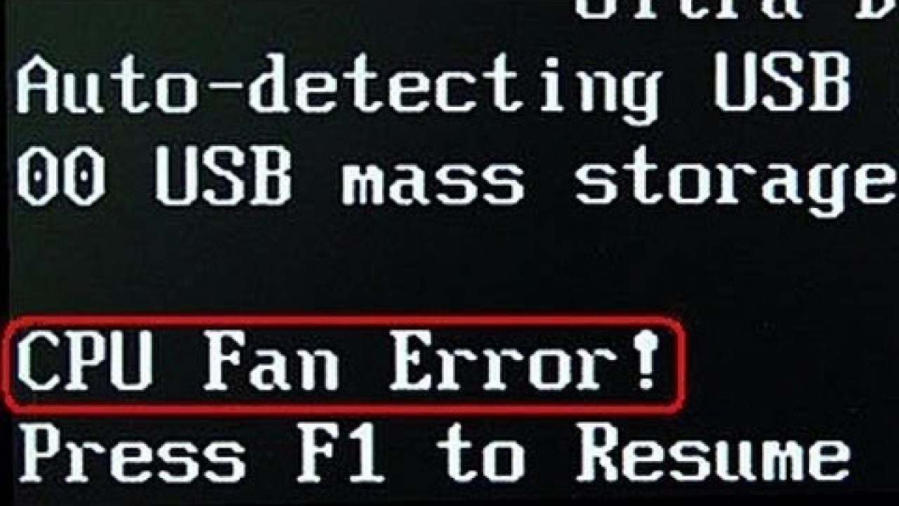 Computer fans constantly run during normal use to cool computer components and prevent overheating. How To Fix A Cpu Fan Error When You Boot Up Computer The Error Code Pros