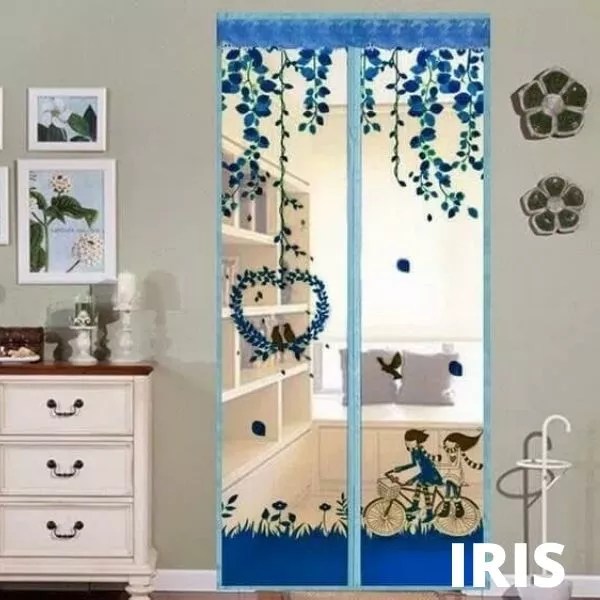 Funkcija zavese je zaštita od insekata. Magnetne zavese sa dezenima protiv komaraca - 100x210cm