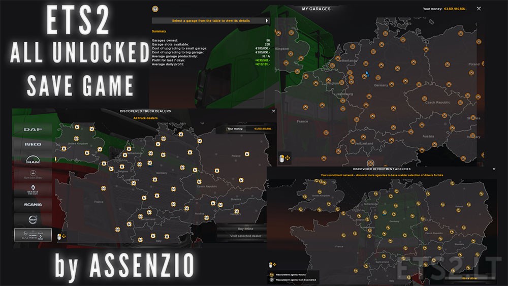 When you want to buy a new or used freightliner truck, or you need parts and service, you can use tools on the freightliner website to find the nearest dealer. Truck Dealers: Ets 2 Unlock All Truck Dealers