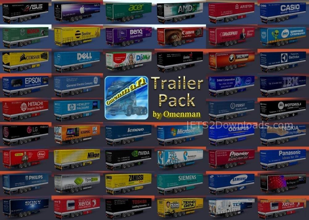 Trailer Pack Electronics v1.03.00 ETS2 Mods