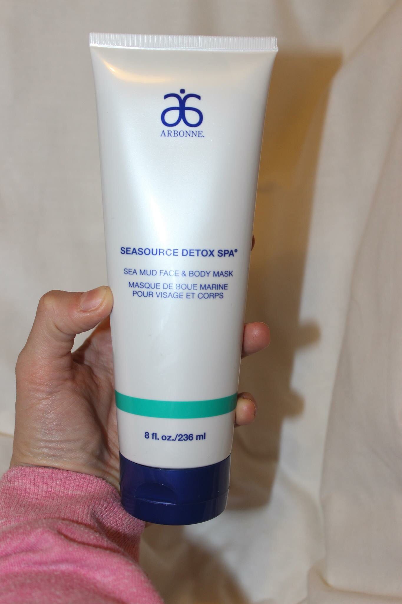 Product Review Arbonne Seasource Detox Spa Sea Mud Face