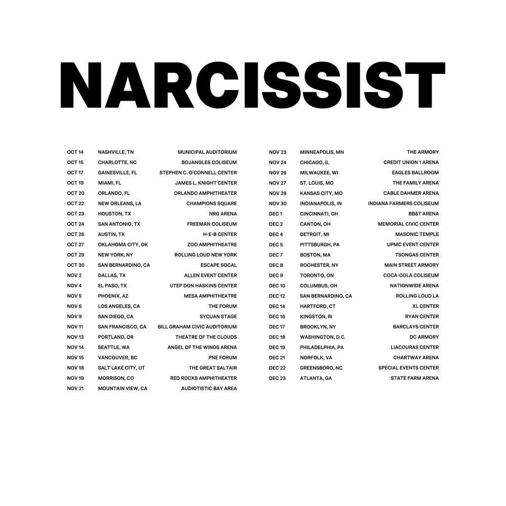 Playboi Carti Announces Narcissist Tour Events Dc