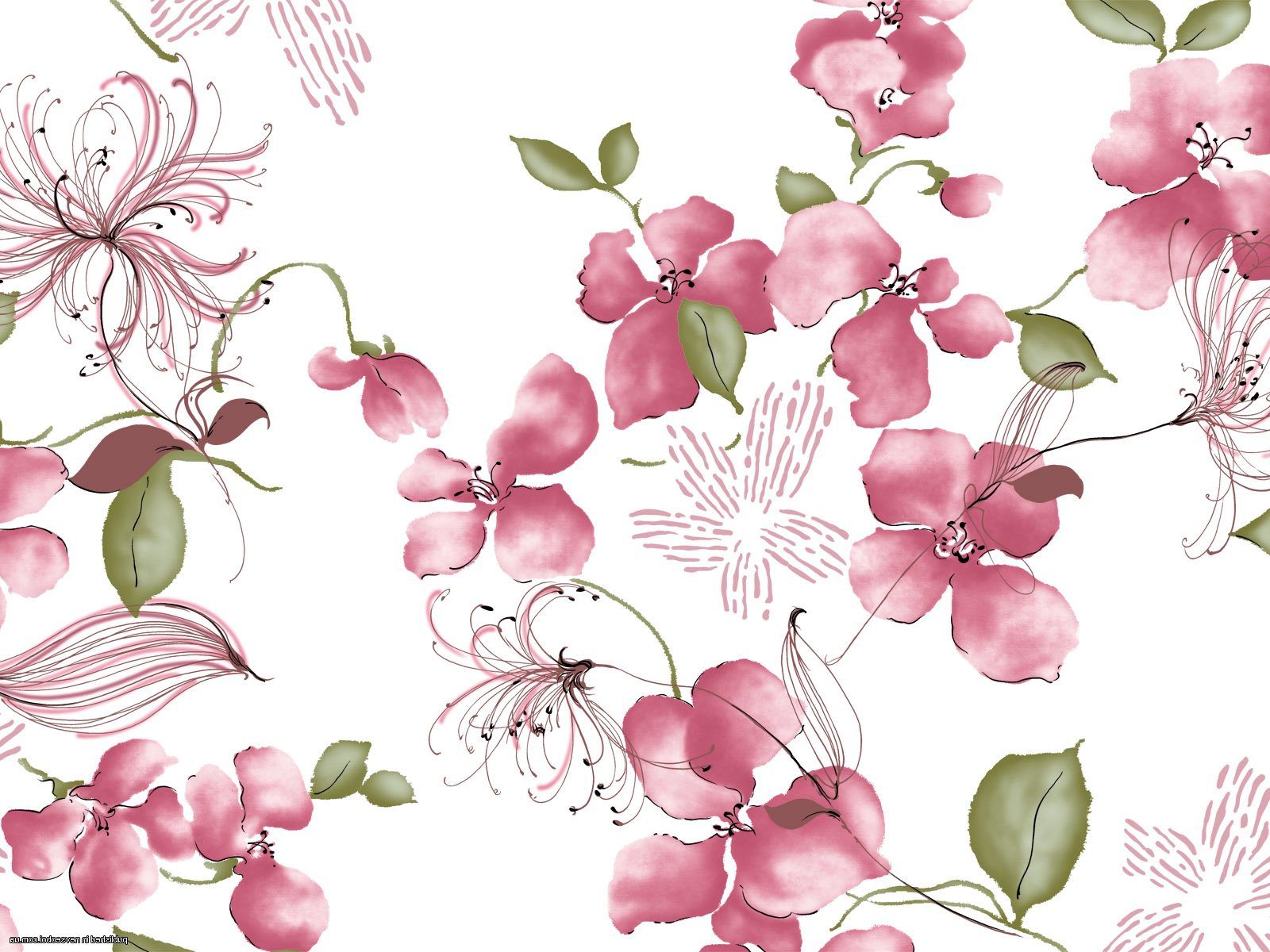 красивые картинки с нарисованными цветами