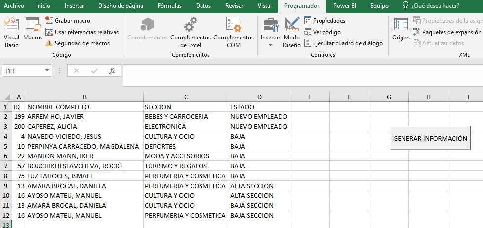 REALIZAR VARIAS CONSULTAS SQL CON ADO EN LA MISMA MACRO - Excel Signum