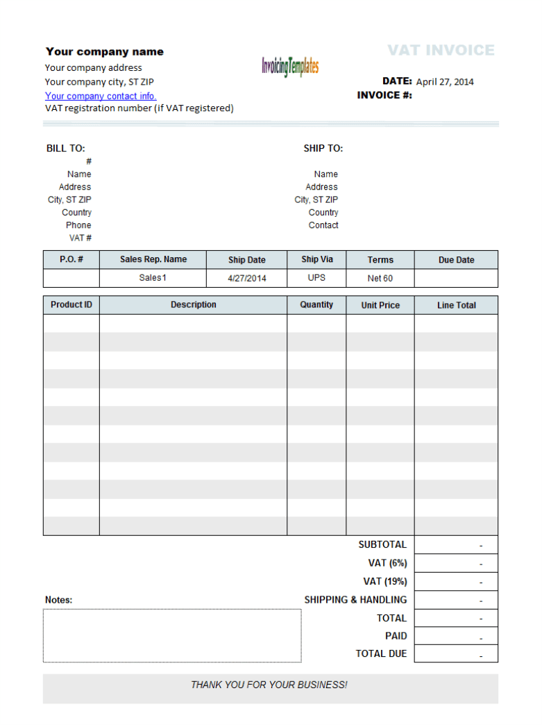 invoice template google docs excelxocom