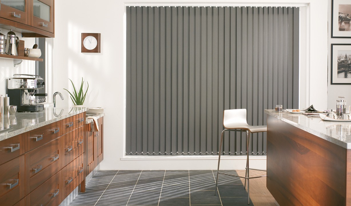 Since i'm a renter, i wanted an easy way to replace them with curtains, and after trying a few different t. Vertical Blinds | Expression Blinds