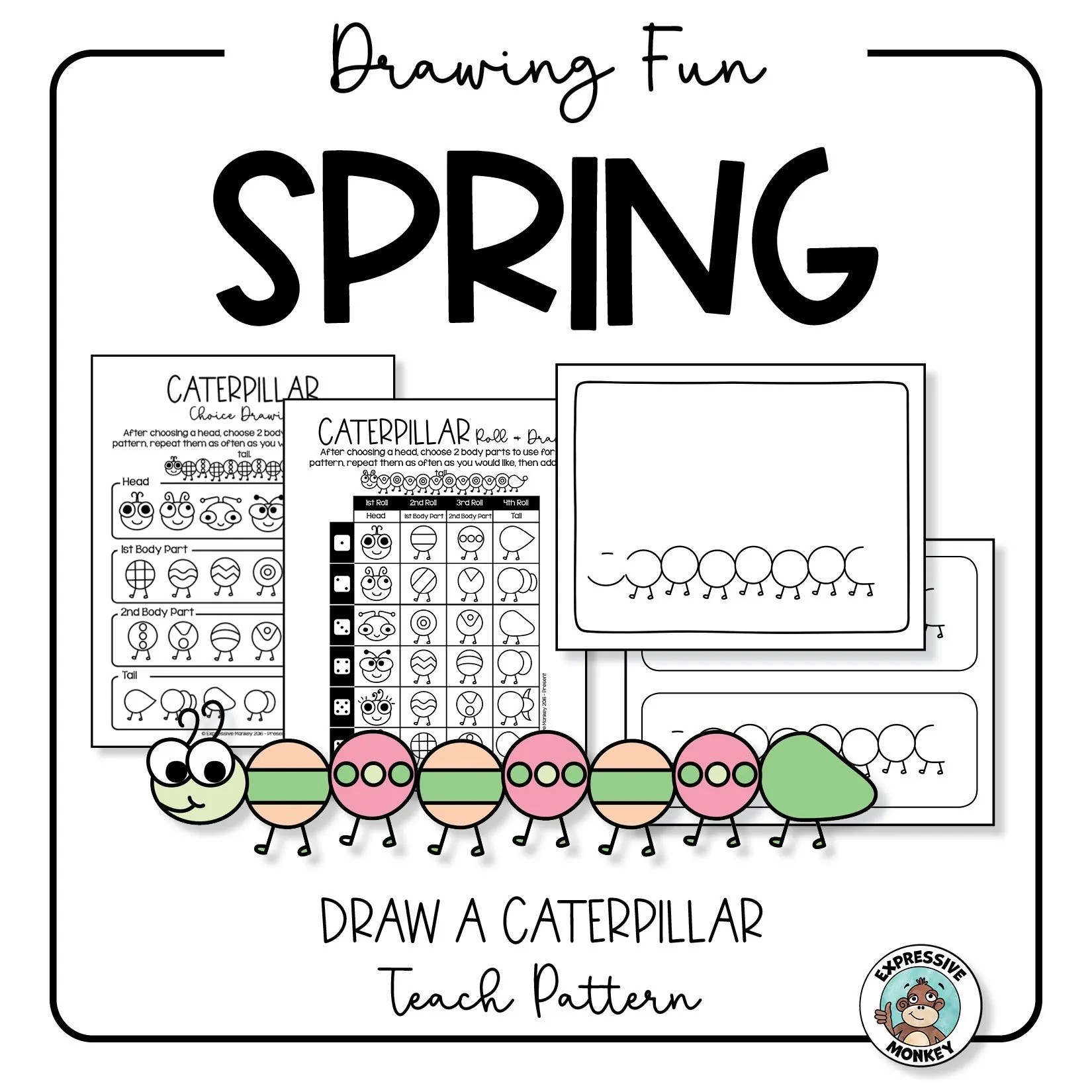 They are simpler to draw since they are flat. Spring Drawing Fun Spring Drawing Ideas