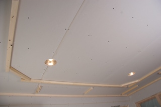 There is no fixed height for the inner recessed part. Tray Ceiling Installation for Homeowners - Extreme How To