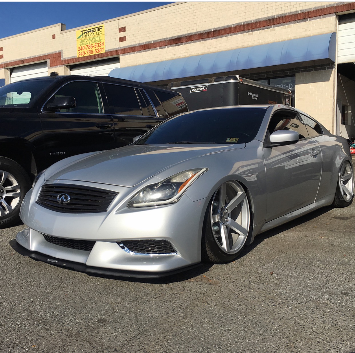 G37 / Q60 Coupe (1st gen) Front Splitter for Stock IPL Bumper (0816)