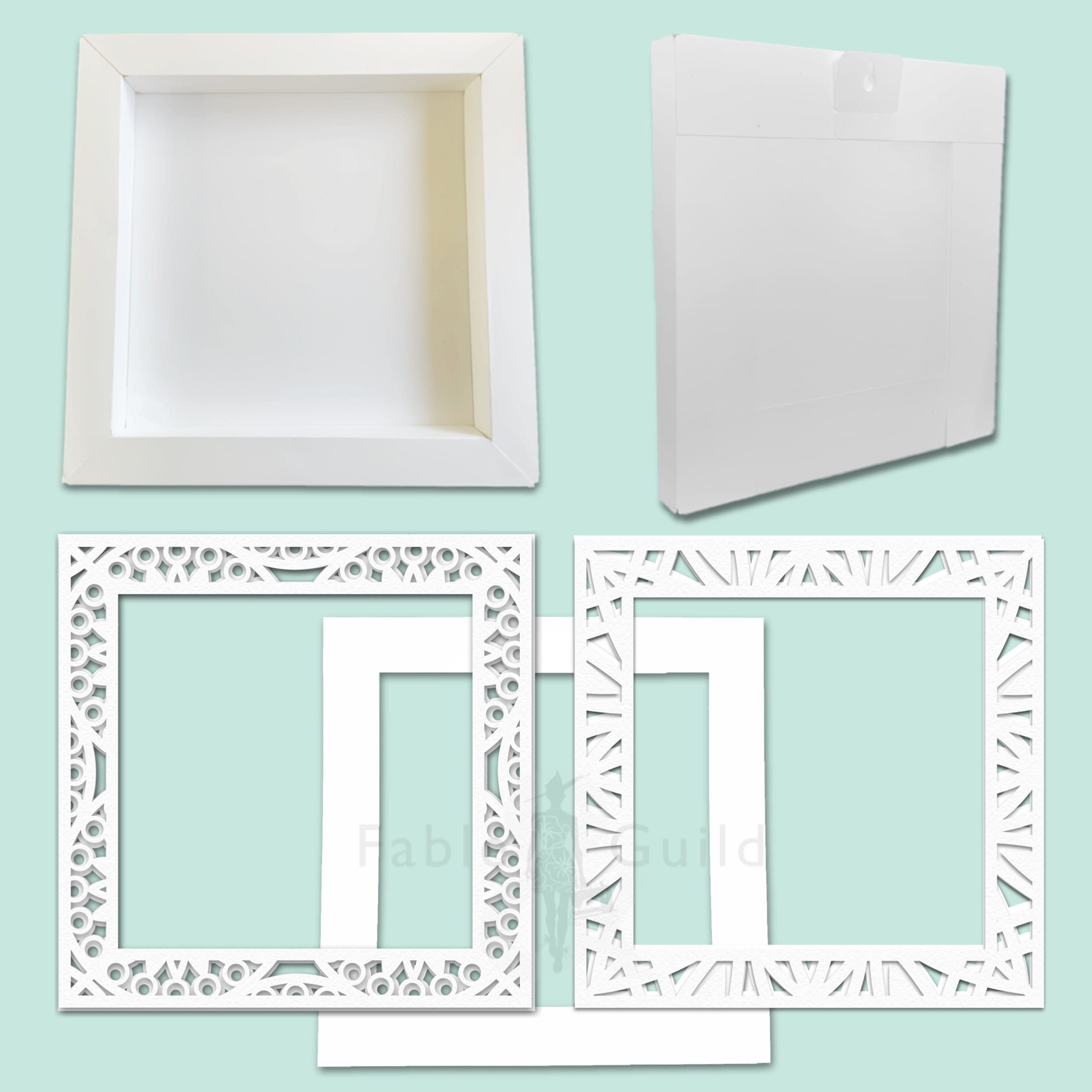 #219 the lord of the rings 3d papercut lightbox templates. 3d Mandala Svg Shadow Box Picture Frame Set Fable Guild