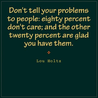 You were not born a winner quote. Lou Holtz Quote