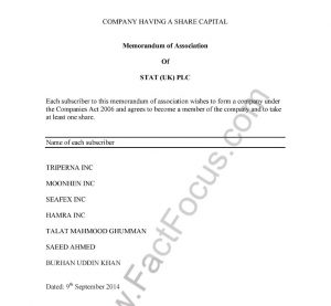 STAT (UK) PLC