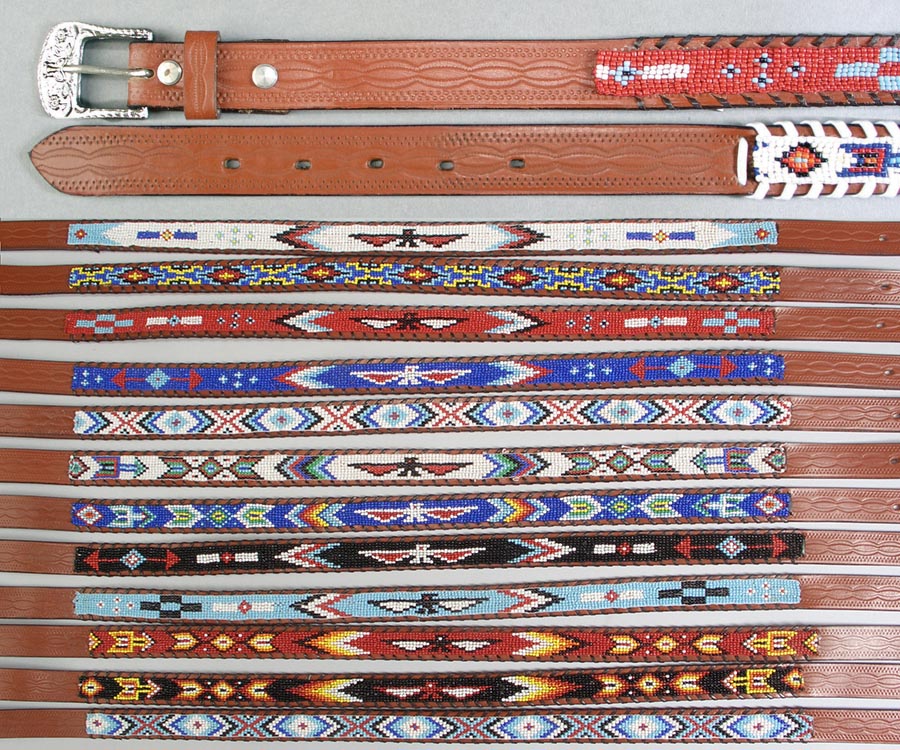beaded indian belt