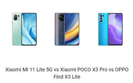 Ketiganya bisa dibilang mirip, apa saja perbedaan . Perbandingan Spesifikasi Xiaomi Mi 11 Lite 5g Vs Poco X3 Pro Vs Oppo Find X3 Lite Fajar