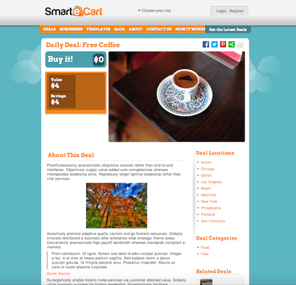 With a custom clone website development service, you will get the current business model. 10 Groupon Clone WordPress Themes