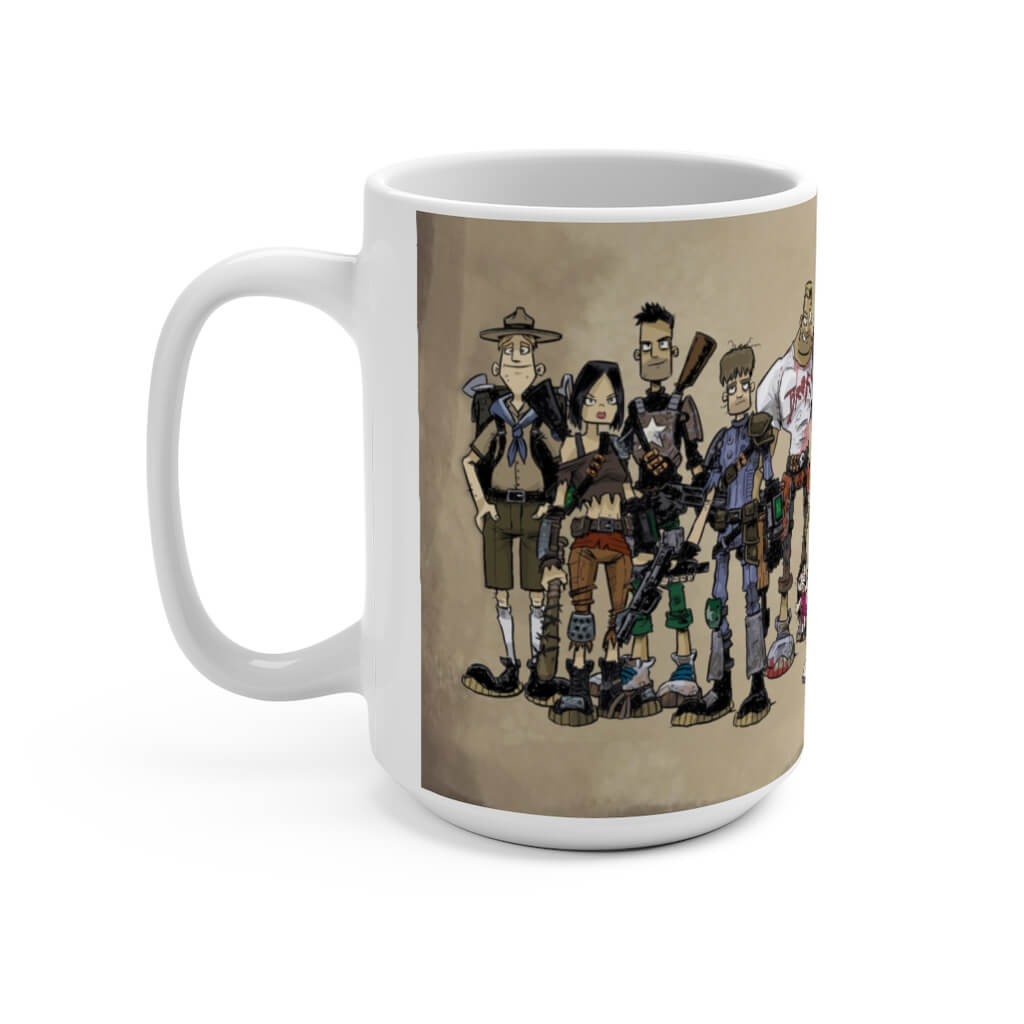 “The Whole Gang Year 1” Coffee Mug 15oz Chad A Fallout 76 Story Podcast