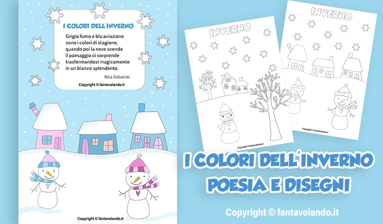 Schede Didattiche: I Colori Dell'inverno (Poesia E Disegni) - Fantavolando 450_x_768_jpg