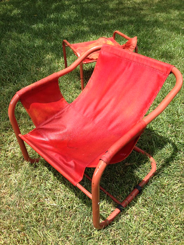 If you just can't find new cushions you like, or if you don't want to invest in . iLoveToCreate Blog: How To Dye Sun Faded Patio Furniture