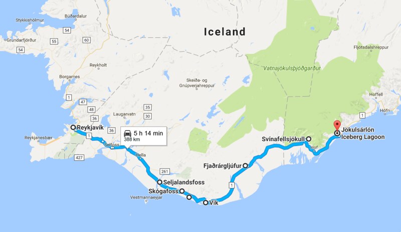 Jökulsárlón is a large glacial lake in southern part of vatnajökull national park, iceland. 2 days in South Iceland: Road trip itinerary with the best