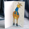 cosy giraffe - pop up card 02