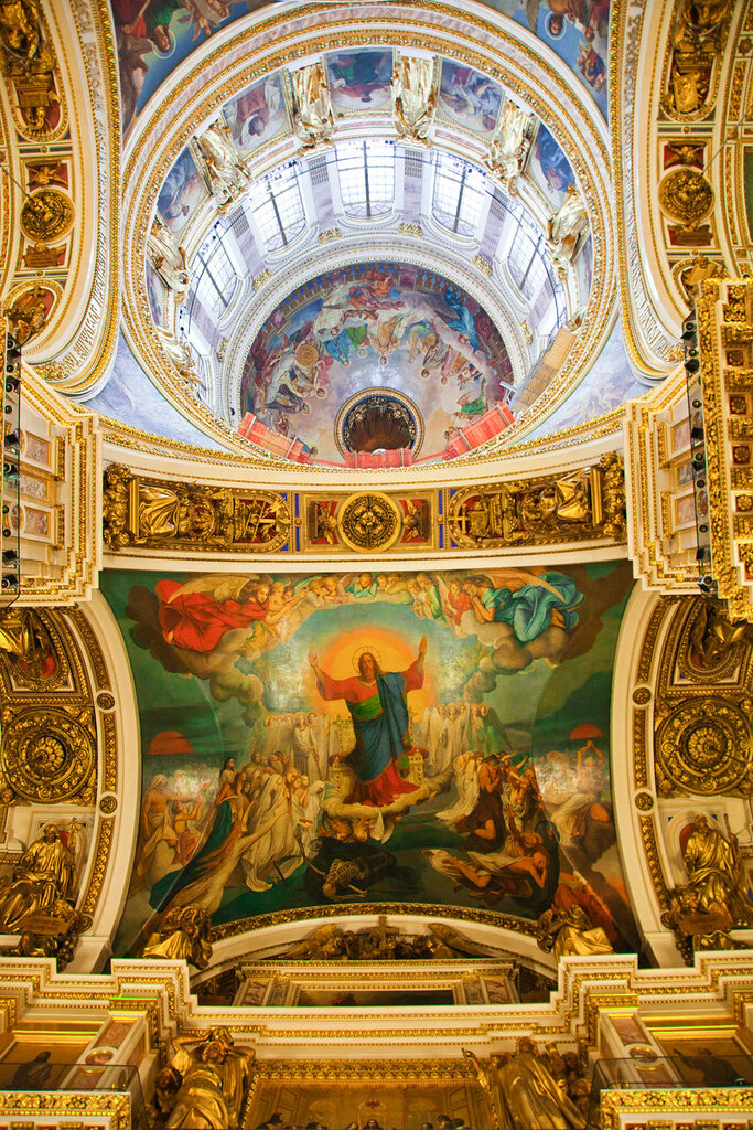 This is the most famous painting of any religious representation. Spectacular Cathedral Ceiling Art