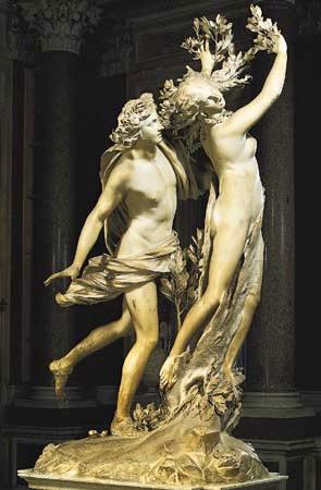 아폴로. Apolone, Daphne, Apollo 및 Muse.에 대한 신화
