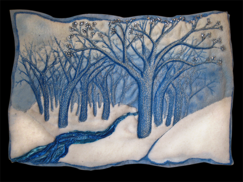 рисовать нитками